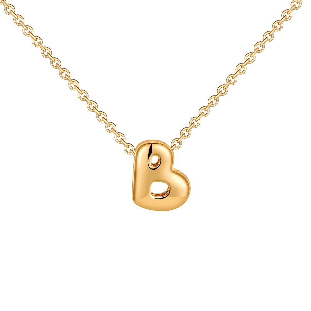 Mini Bubble Letter Necklace