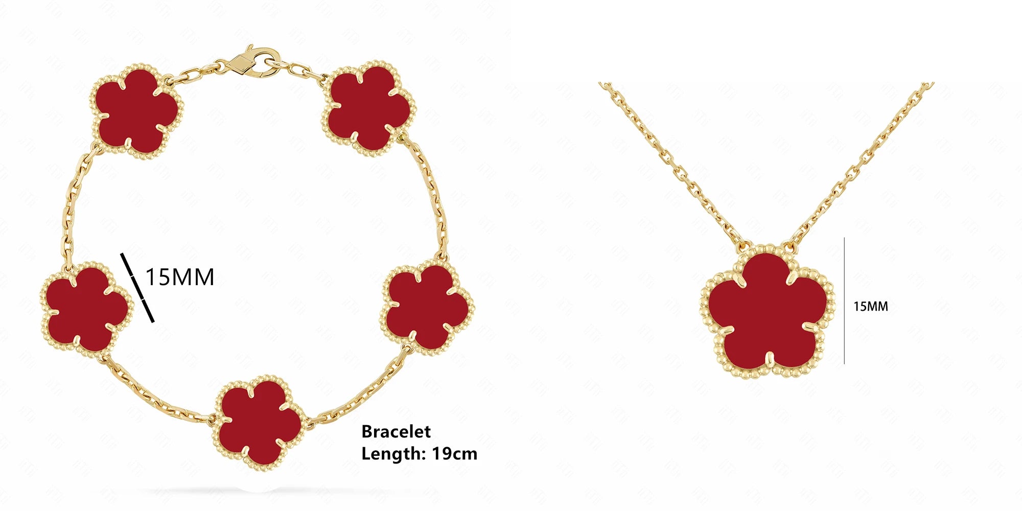 Natural Shell Flower Set – Necklace & Bracelet
