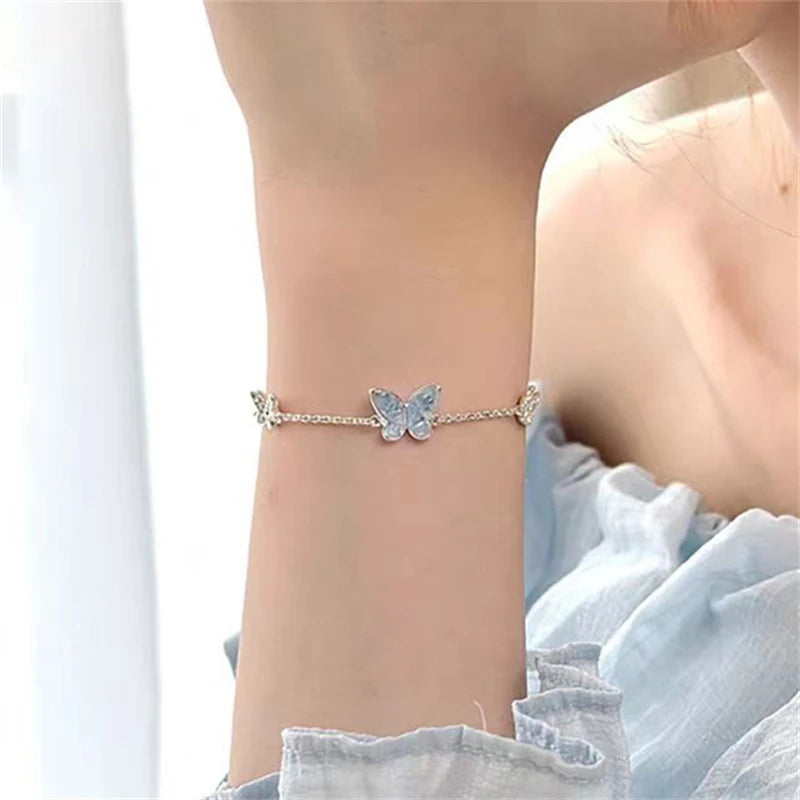 Butterfly Rhinestone Bracelet