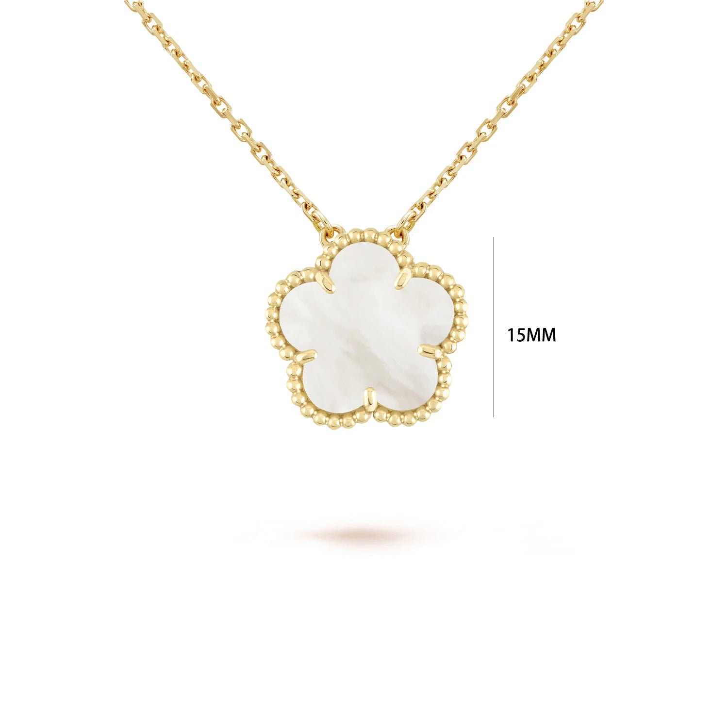 Natural Shell Flower Set – Necklace & Bracelet