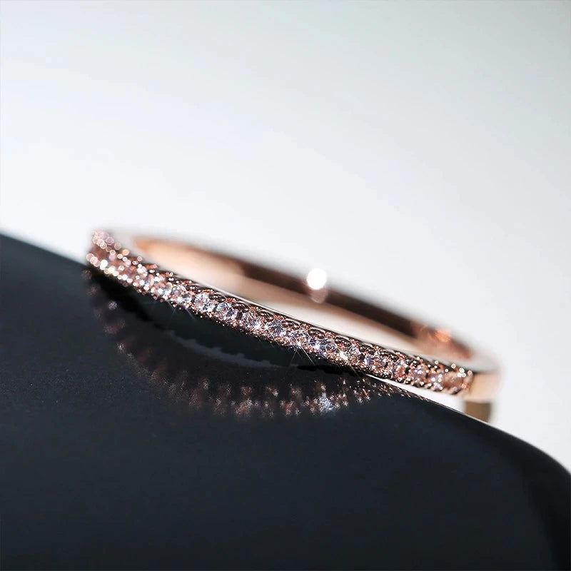 Crystal Wedding Ring