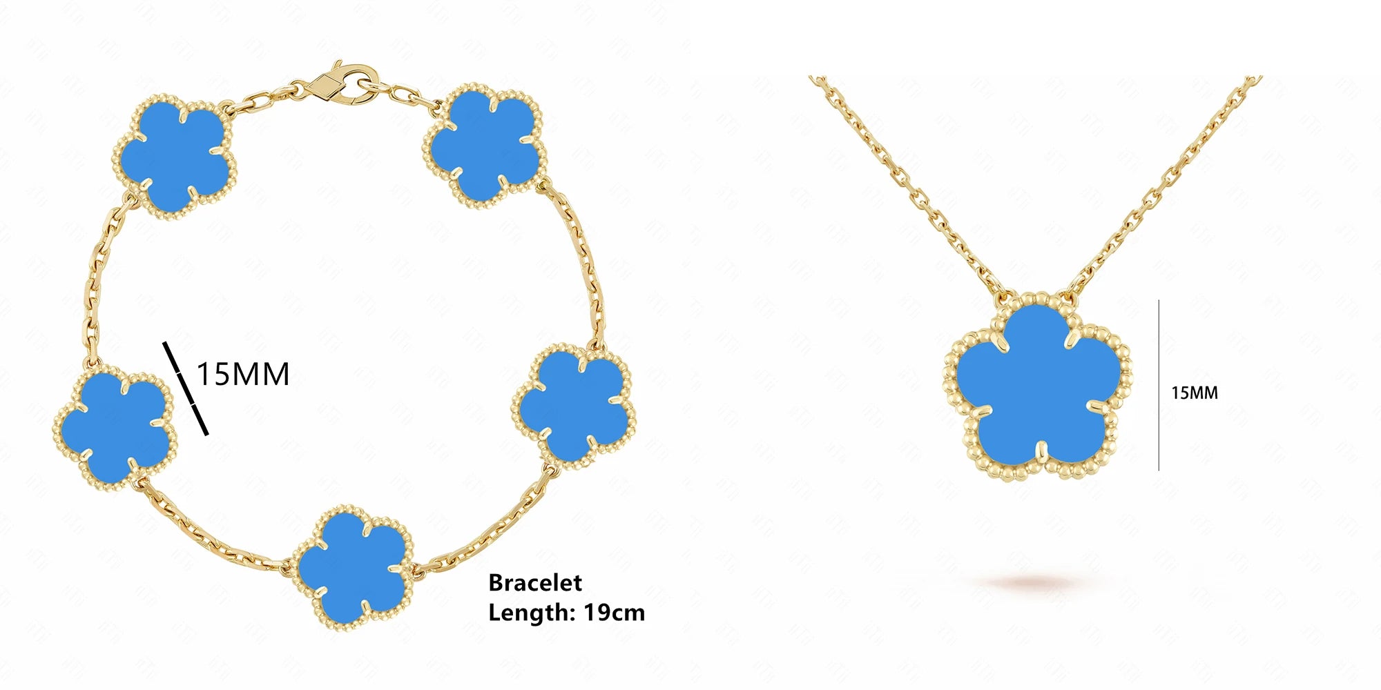 Natural Shell Flower Set – Necklace & Bracelet