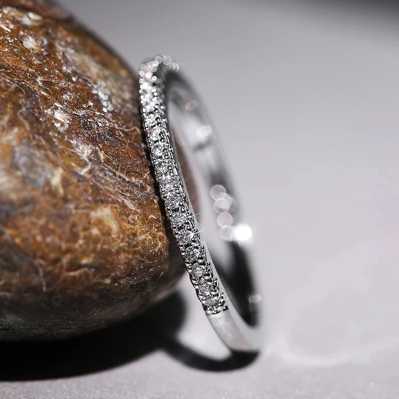 Crystal Wedding Ring