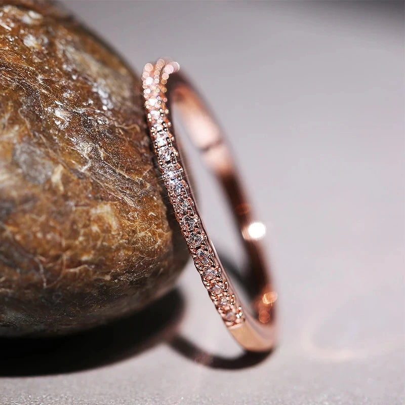 Crystal Wedding Ring