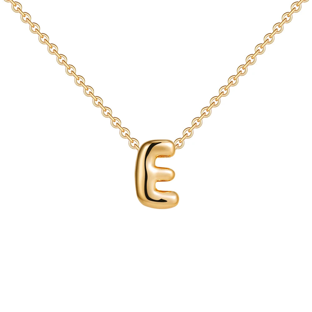 Mini Bubble Letter Necklace