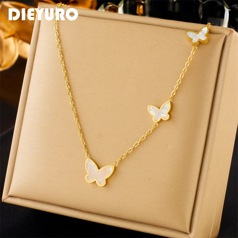 Butterfly Pendant Necklace