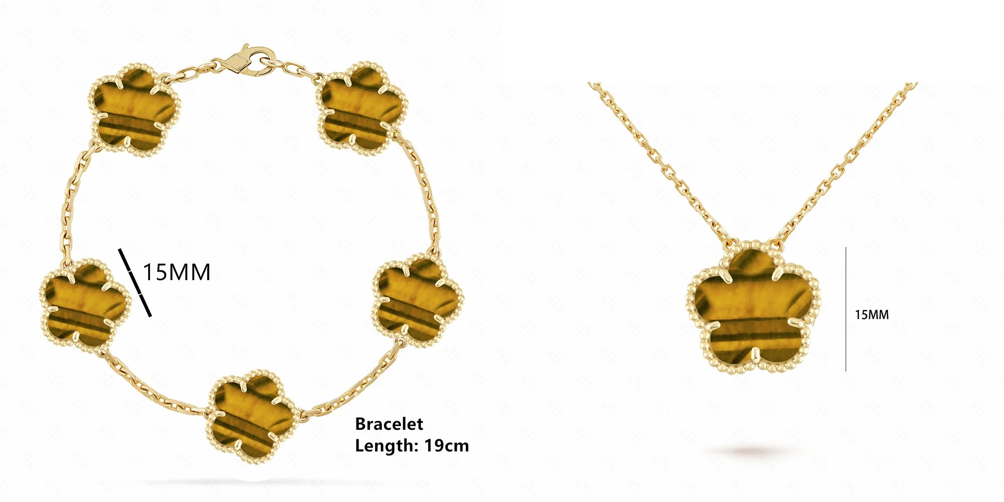 Natural Shell Flower Set – Necklace & Bracelet