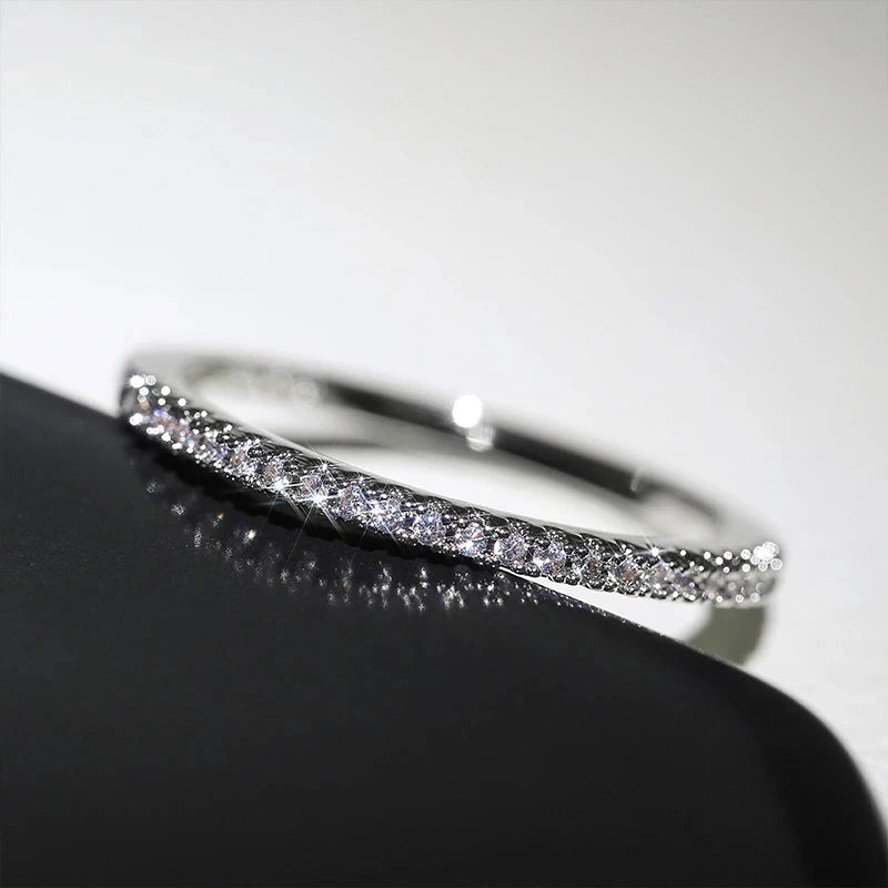 Crystal Wedding Ring