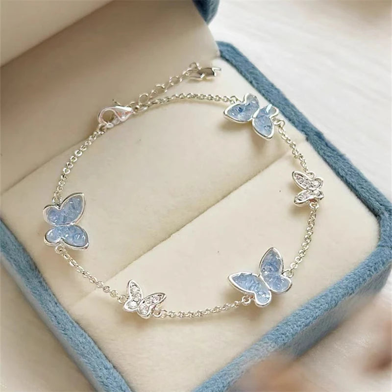 Butterfly Rhinestone Bracelet