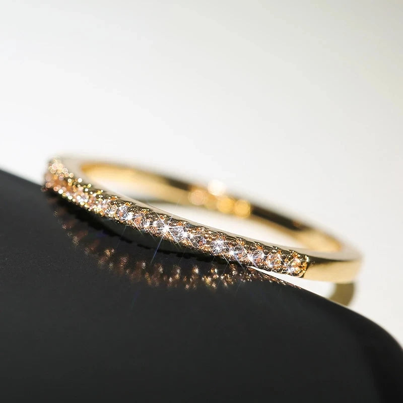 Crystal Wedding Ring