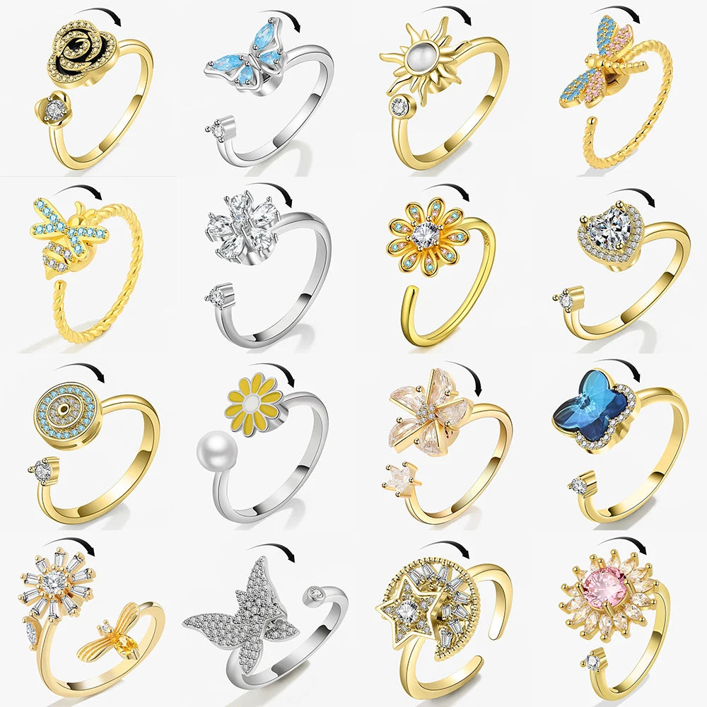 Anxiety Relief Spinner Ring