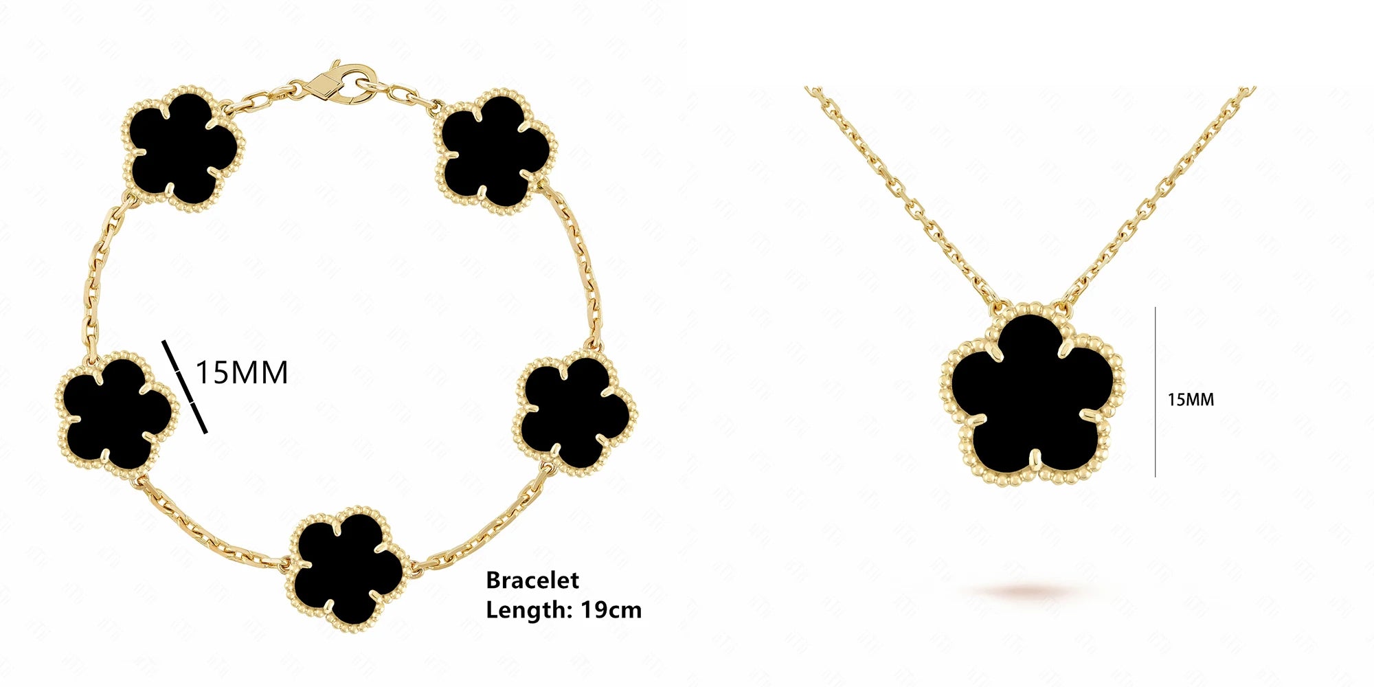 Natural Shell Flower Set – Necklace & Bracelet